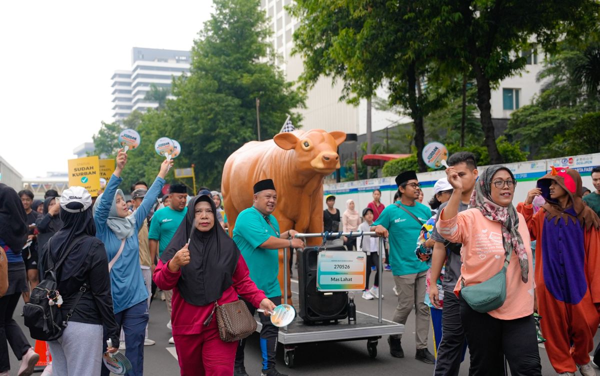 BSI Maslahat Hosts 'Festival Kurban Maslahat' at Jakarta's Car Free Day to Promote Qurban Charity