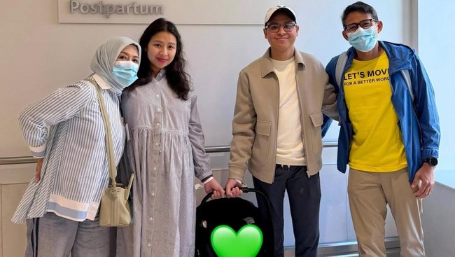 Sandiaga Uno Officially Becomes a Grandfather, Joyfully Announces First Grandchild