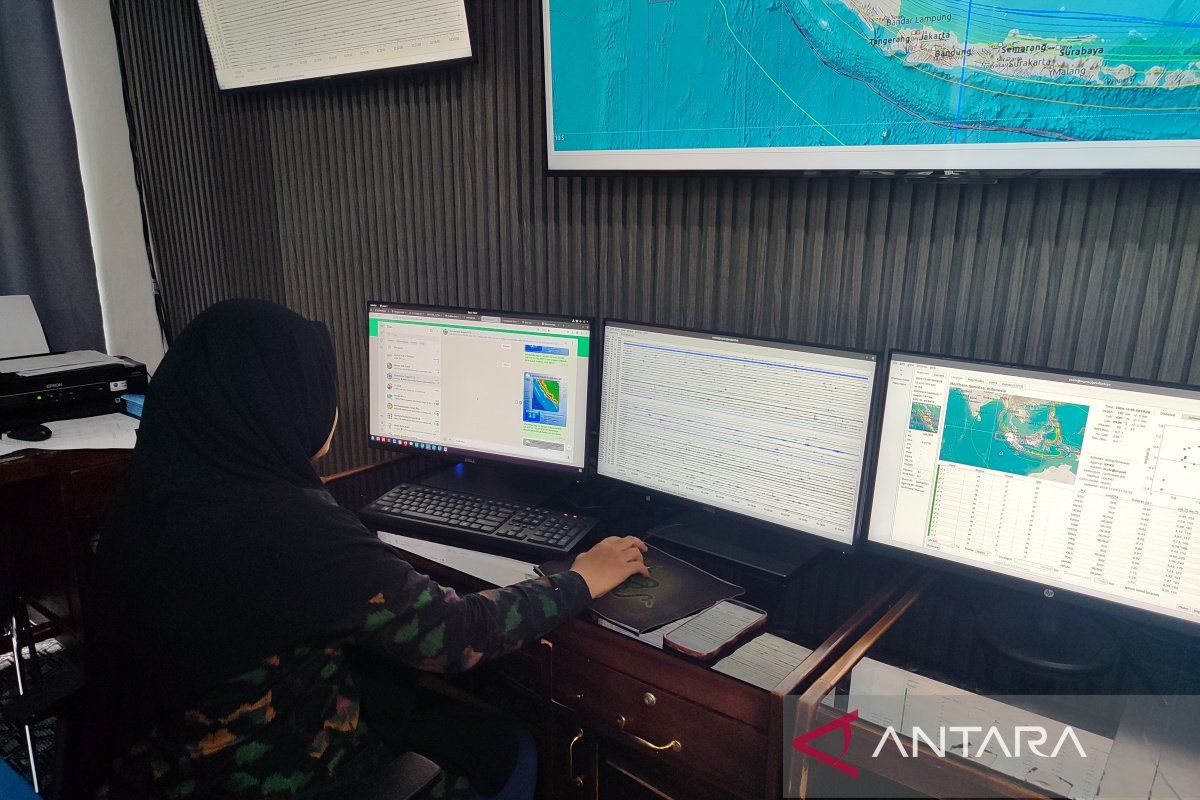 BMKG: By May 2026, earthquake activity in Bengkulu had reached 208 events
