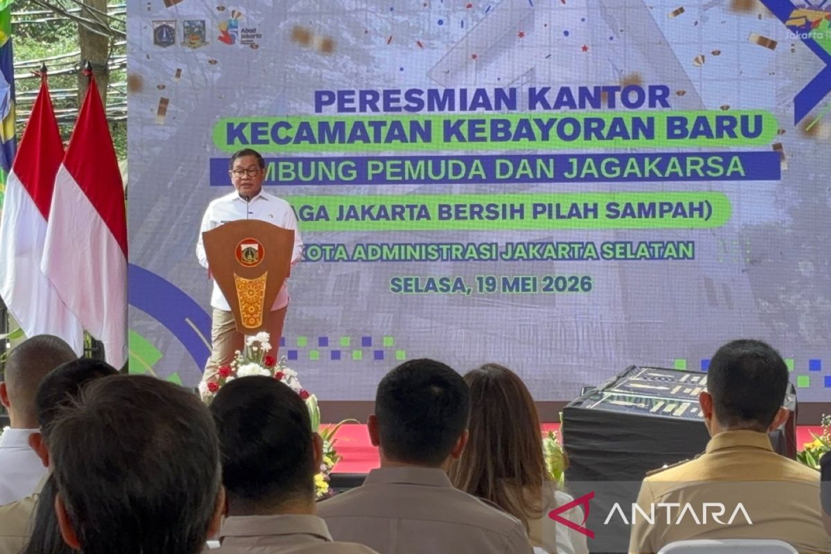 Pramono inaugurates Kebayoran Baru Sub-district Office and two embung reservoirs in South Jakarta
