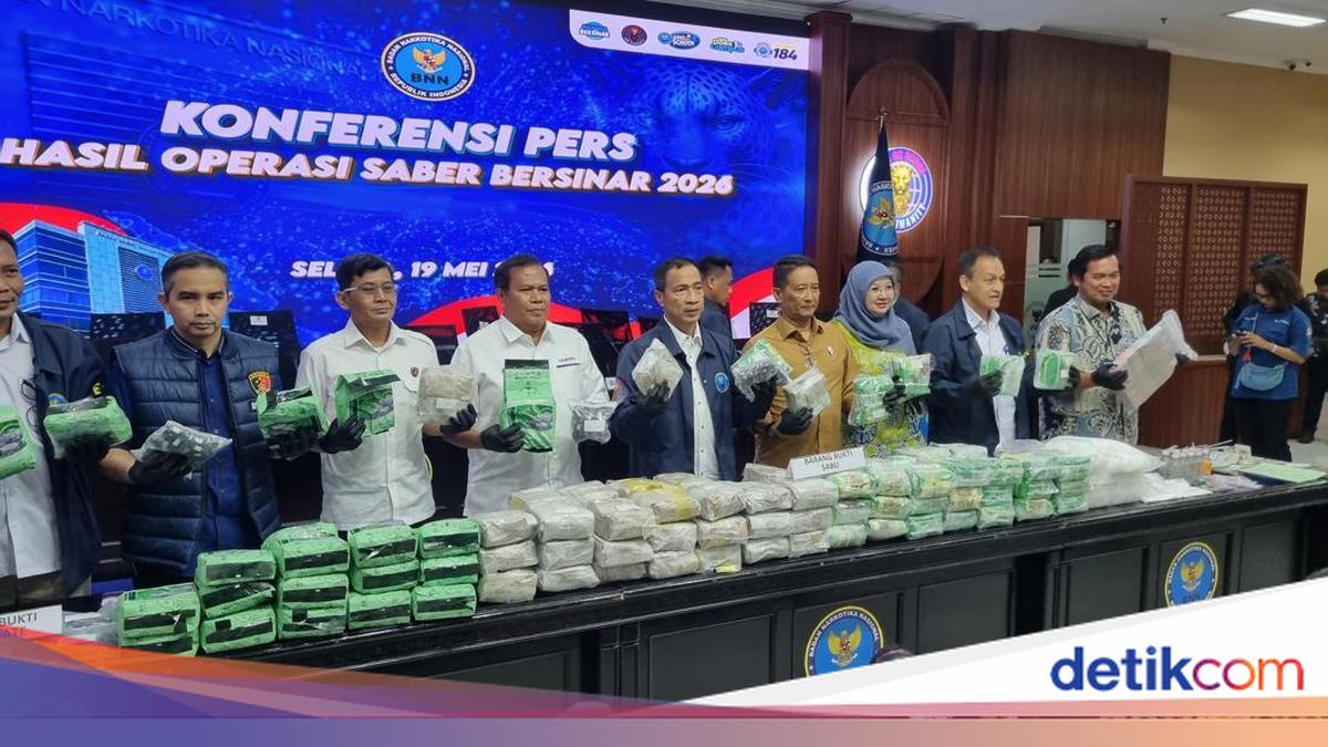 BNN Uncovers Drug Cases Worth Rp 211.4 Billion, 31 Suspects Detained