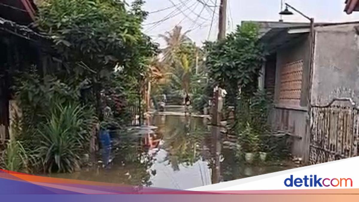 Depok housing area briefly submerged by 70 cm of floodwaters, now receding
