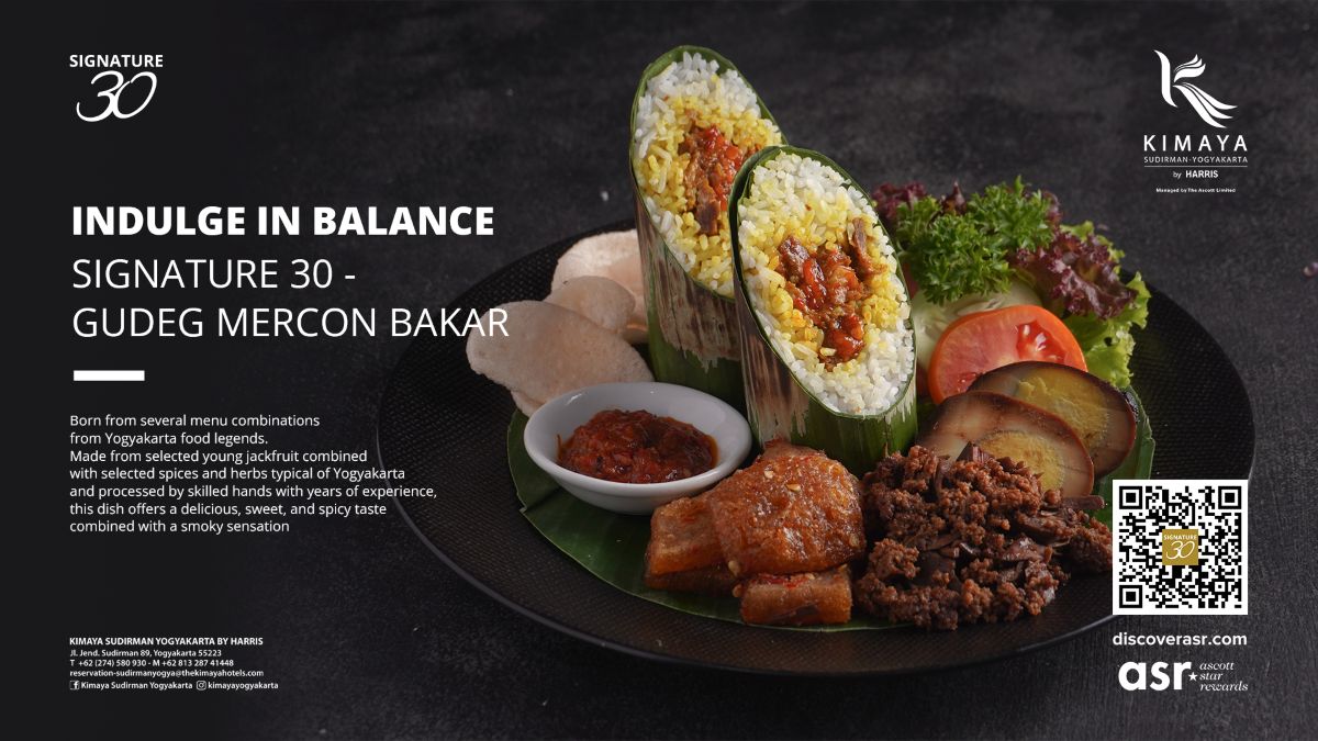 Ascott Celebrates Three Decades as Kimaya Sudirman Yogyakarta by Harris Launches Gudeg Mercon Bakar Promo