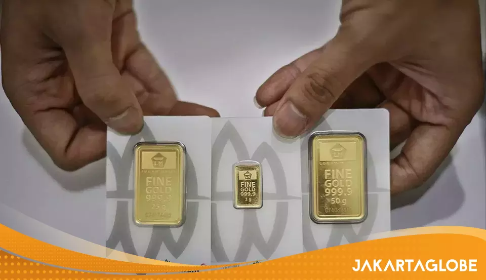 Spot Gold Edges Higher, Antam Rebounds to Rp 2.79 Million per Gram - Jakarta Globe