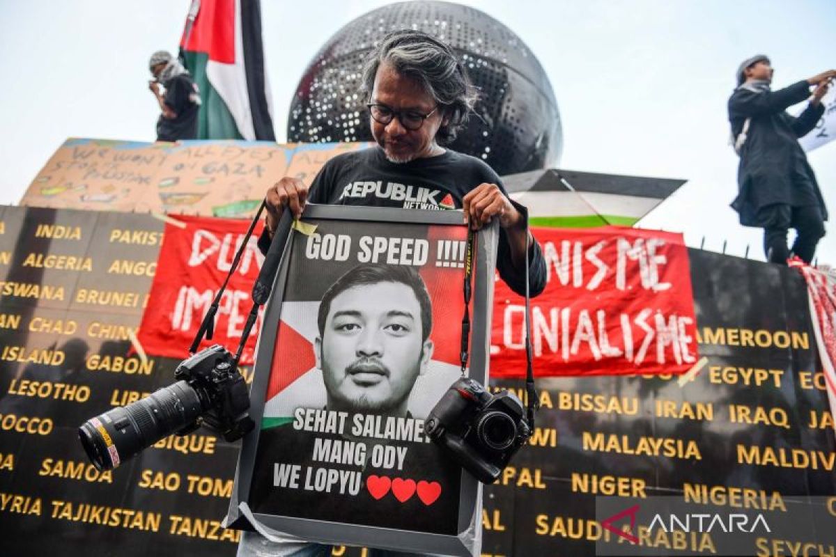 Solidarity action for Indonesian citizens and a journalist kidnapped by Israel