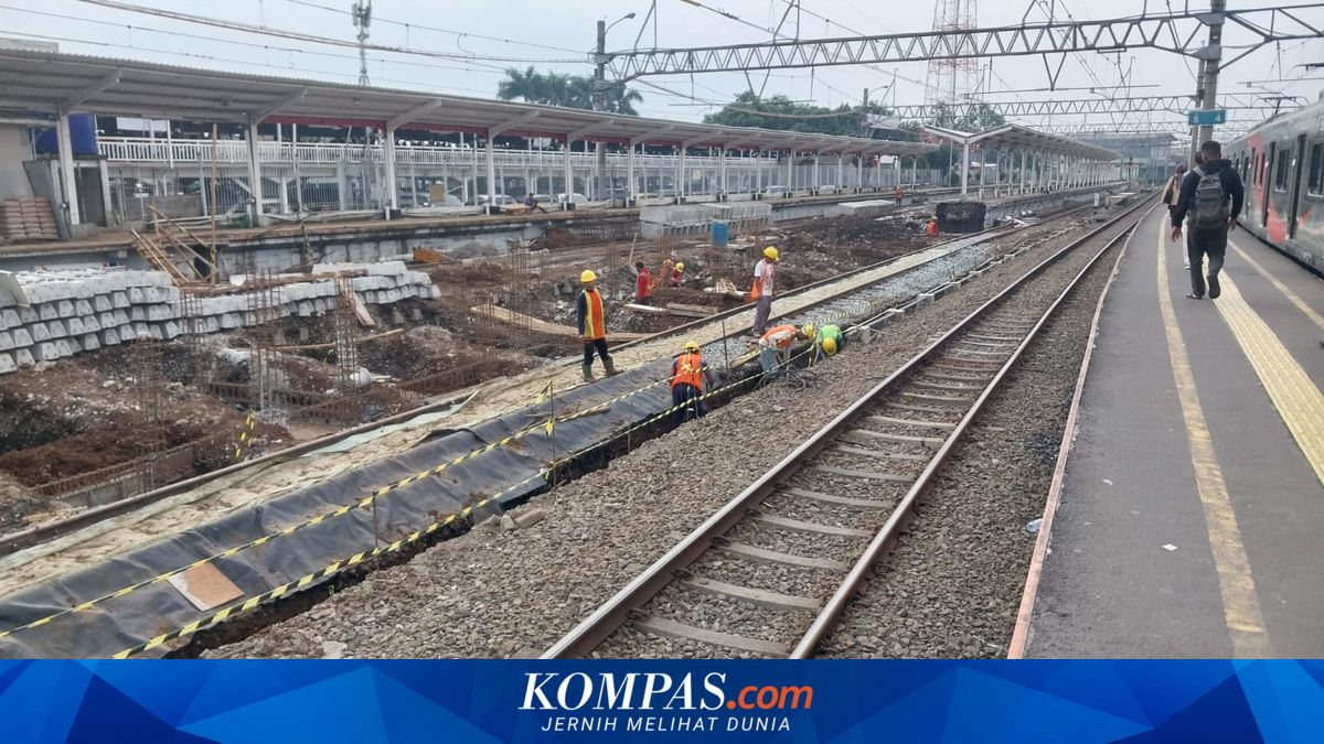 After Construction, Platforms 6–8 at Bogor Station to Accommodate 12 Train Carriages