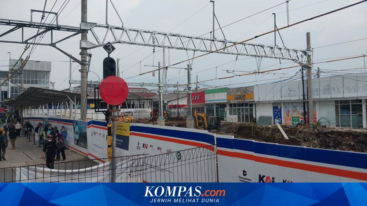 PT KAI Reveals Progress on Platform 6-8 Construction at Bogor Station