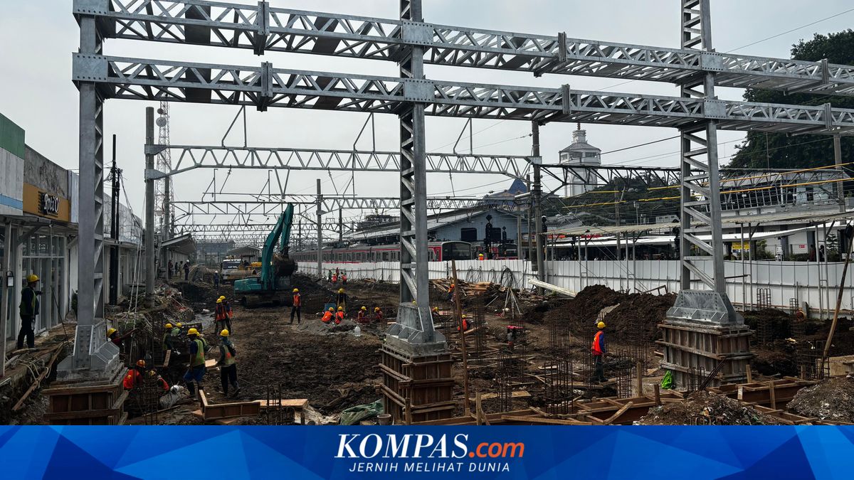 Bogor Station platform revitalisation for 12-car trains