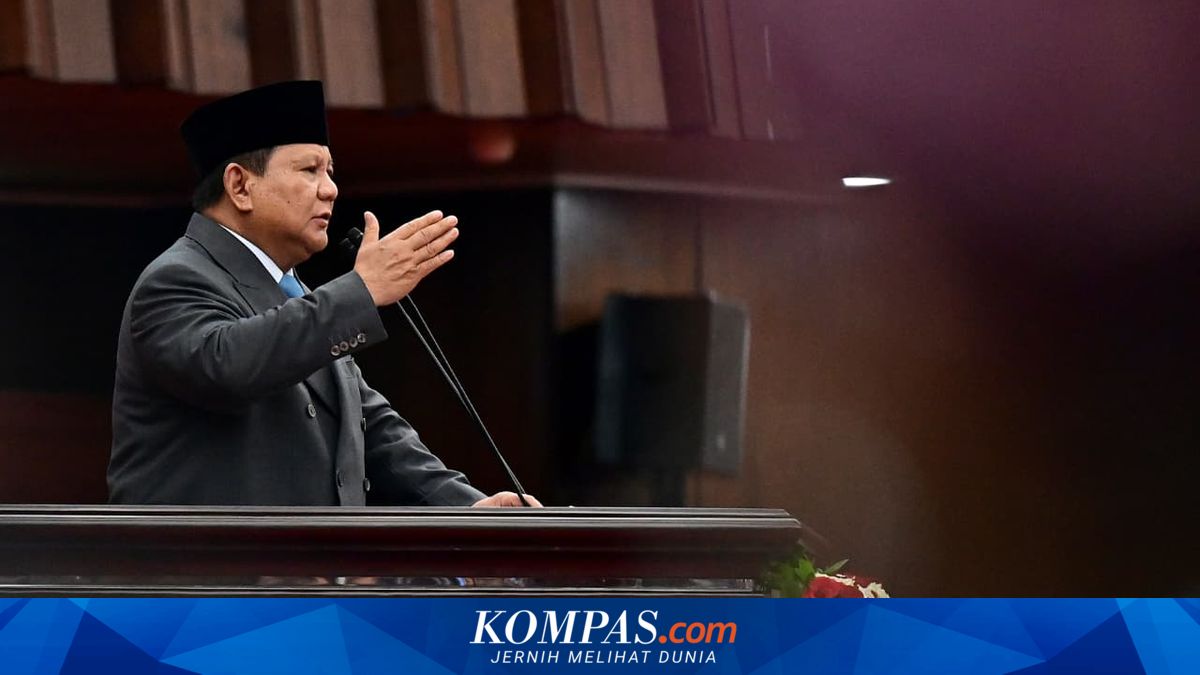 Prabowo to Attend DPR Plenary for the First Time on KEM-PPKF; Palace Says It Will Be a Moment to Unite Views
