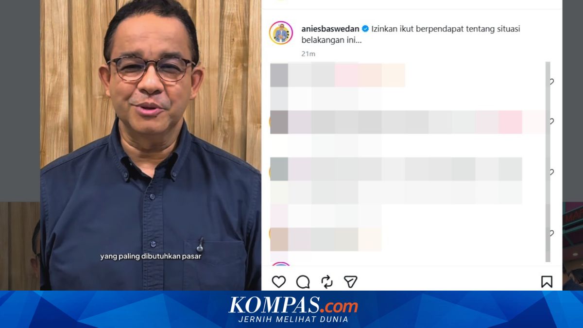 Anies Speaks Out, Says the State of the Nation Is Not Looking Good