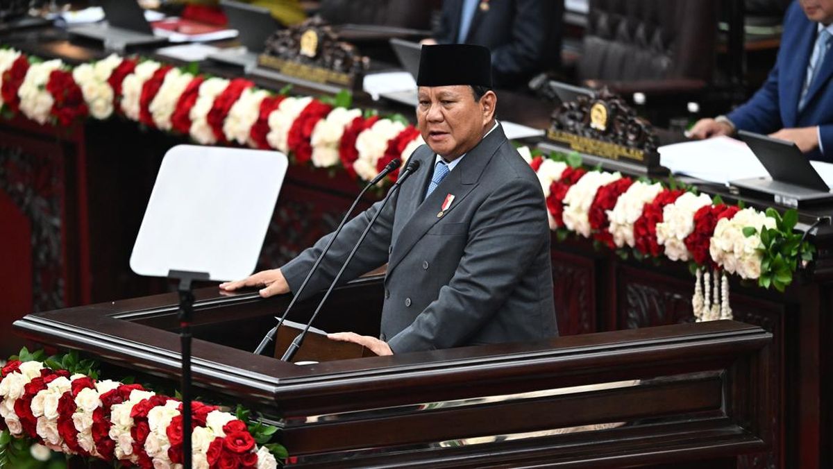 Arrives at the DPR, Prabowo to Deliver a 45-Minute Speech in Plenary Session