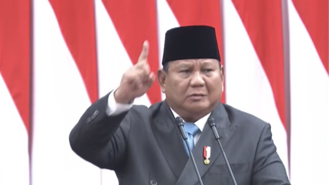 Prabowo: I Am Not Urging Anyone to Hate, but We Must Learn from History