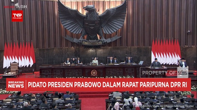 Video: Prabowo Mentions PDIP in DPR RI Session, Says This