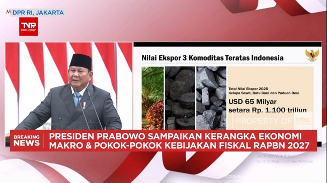 Video: Prabowo Reveals Indonesia's Three Leading Export Commodities, with IDR 1,100 Trillion in Foreign Exchange