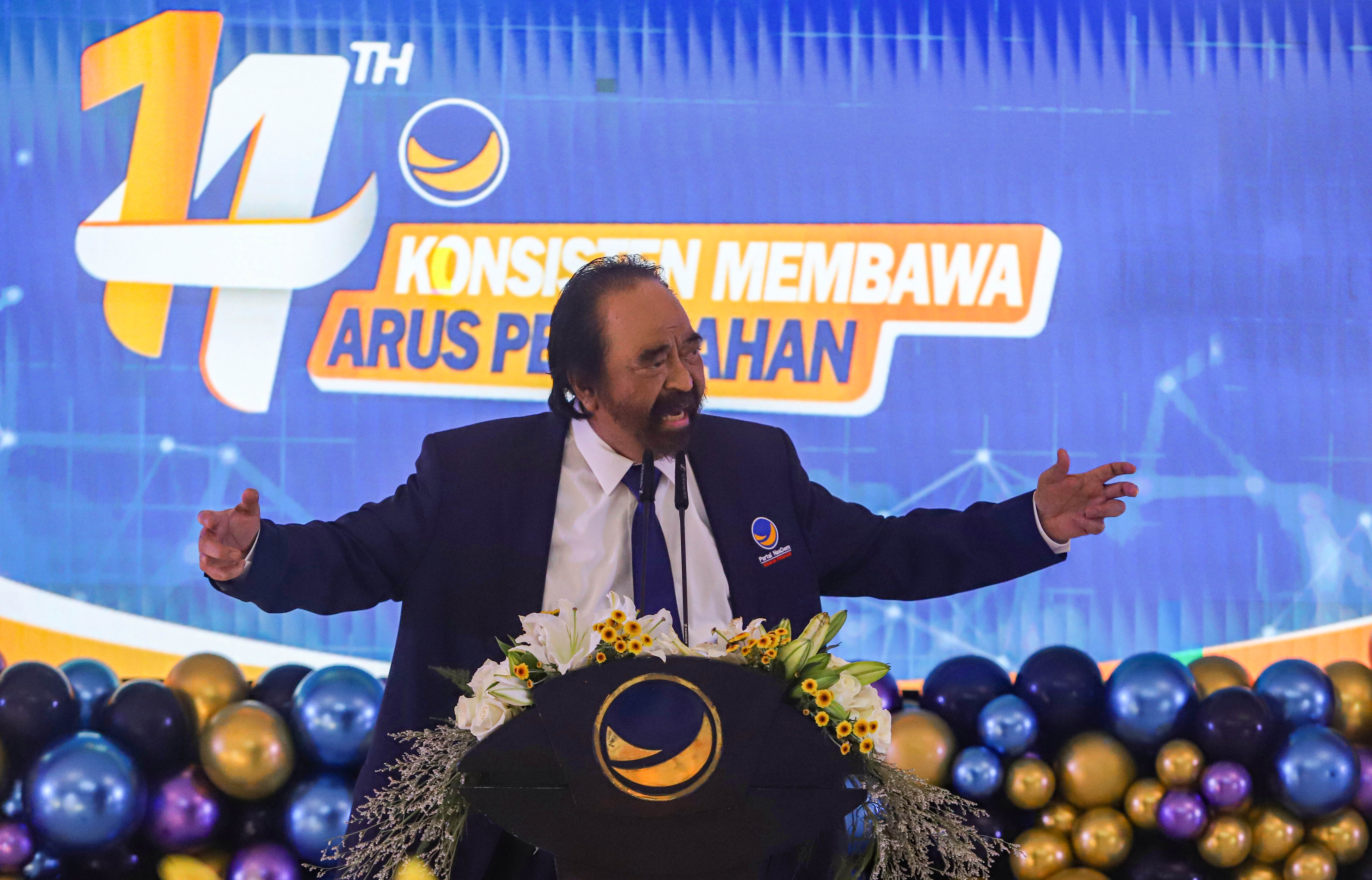 Response to Prabowo's Rupiah Target, Surya Paloh: Hopefully We Can Maintain Optimism
