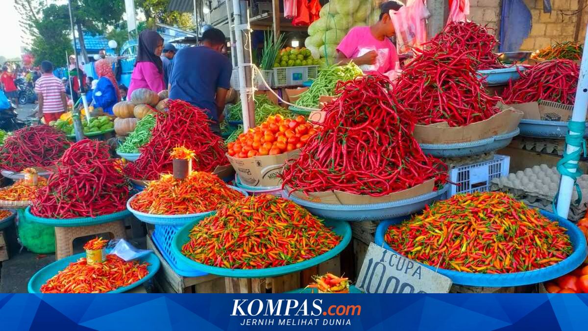 Jakarta chilli and onion prices jump as red chilli posts the biggest rise