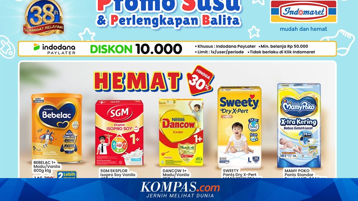 Indomaret Promo, Discounts on Milk and Baby Essentials