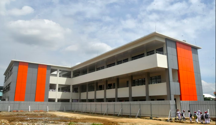 Rapid progress: People’s School construction in Medan already above 70 percent