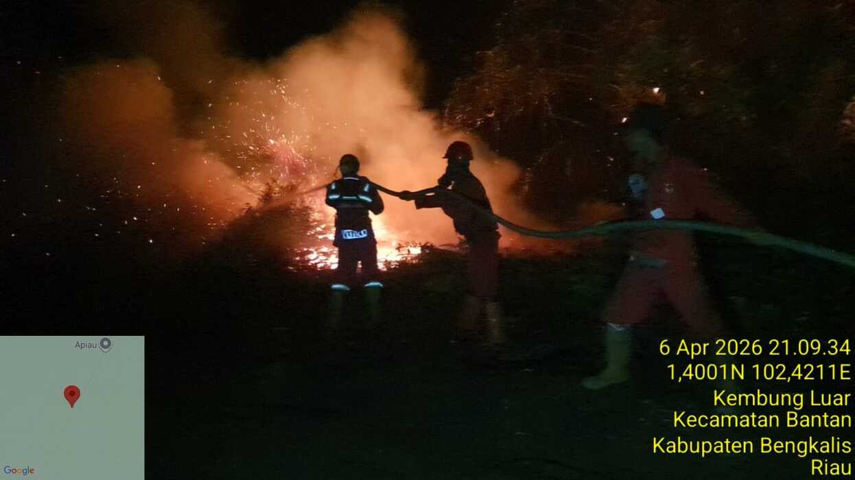 Riau forest and land fires reach 14,855 hectares as Manggala Agni warns of hard warning