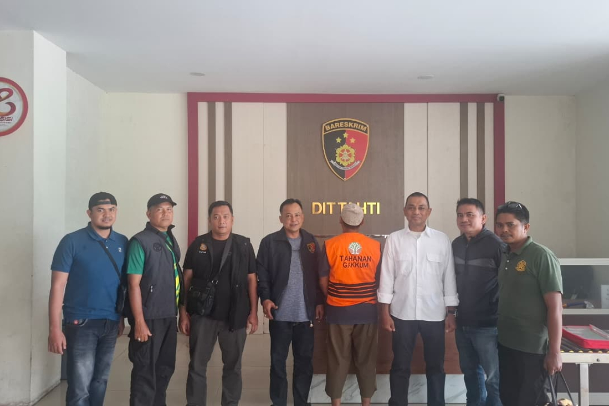 Illegal Timber Harvesting in TNBT: Man in Riau Formally Declared a Suspect