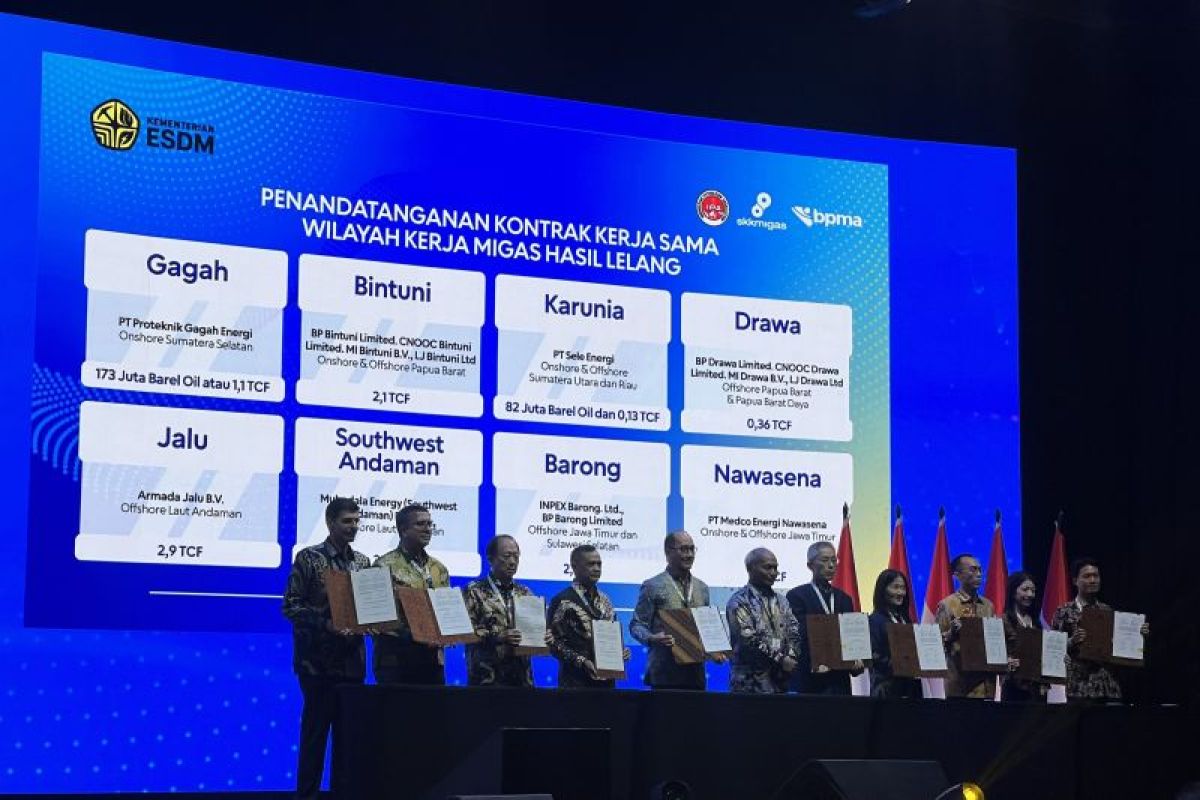 The Ministry of Energy and Mineral Resources auctions 13 oil and gas blocks at IPA Convex
