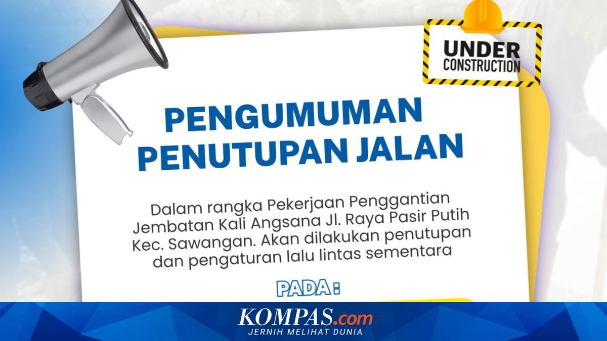 Temporary closure on Pasir Putih Raya Road, Depok, until August 2026: Here are the key points