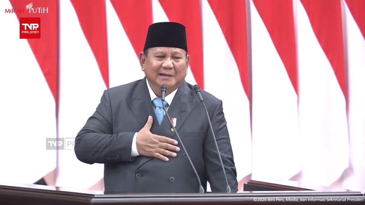 Prabowo's Respectful Remarks to PDIP During DPR Speech