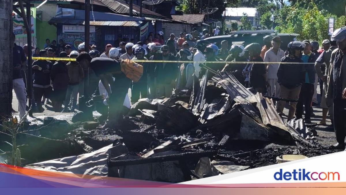 Fire at vegetable stalls and motorcycle workshop in Manggarai: 1 dead, 2 motorcycles destroyed