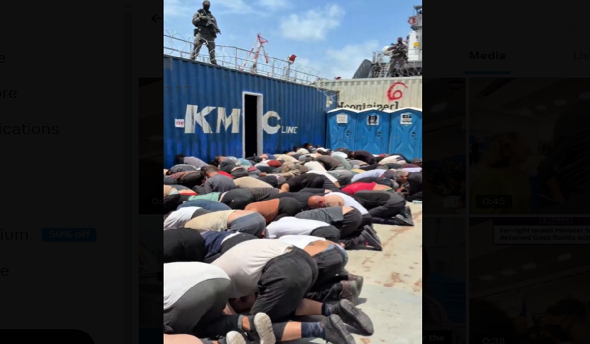 Human Rights Group Report: Global Sumud Flotilla Activists Tortured with Electric Shocks in Israeli Detention