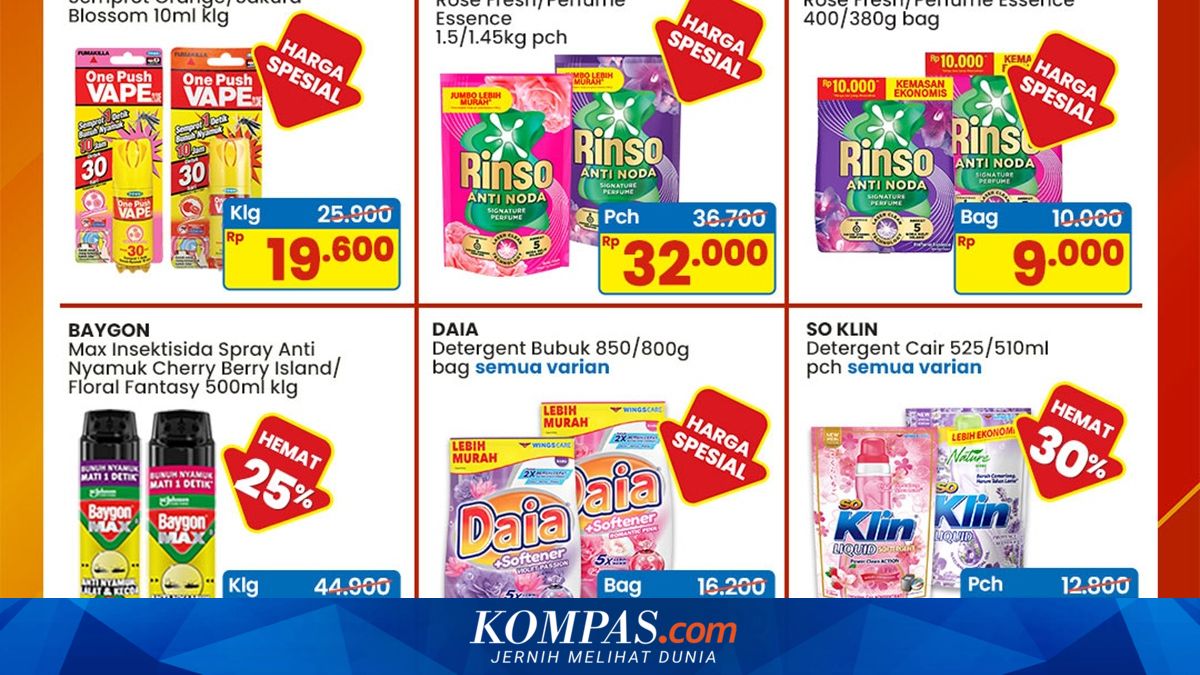 Indomaret Promo 19 May–1 June 2026: Rinso and SoKlin Priced Under Rp 10,000