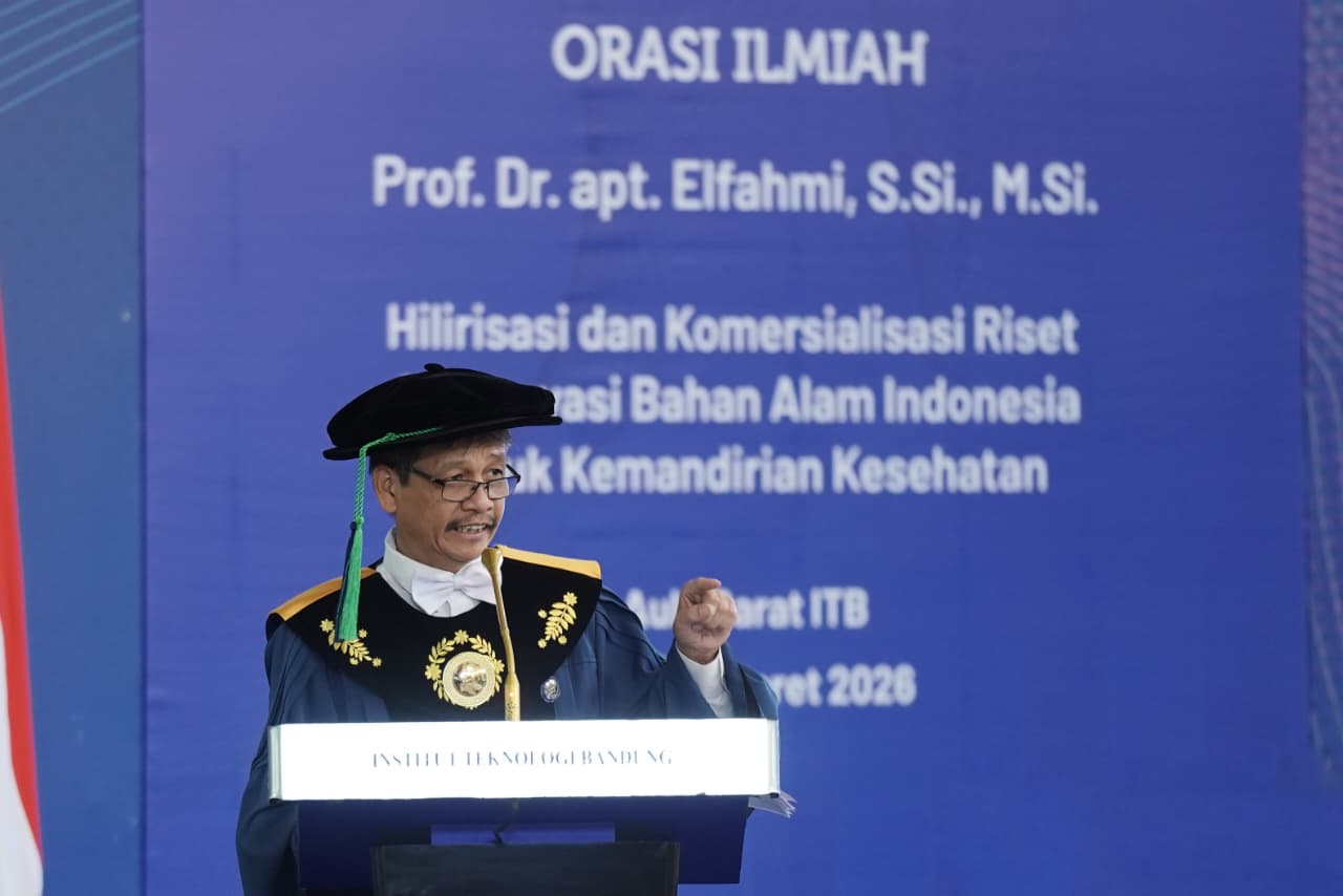 ITB Pharmacy Faculty Professor Prof. Dr. apt. Elfahmi Elected Rector of Itera for 2026–2030