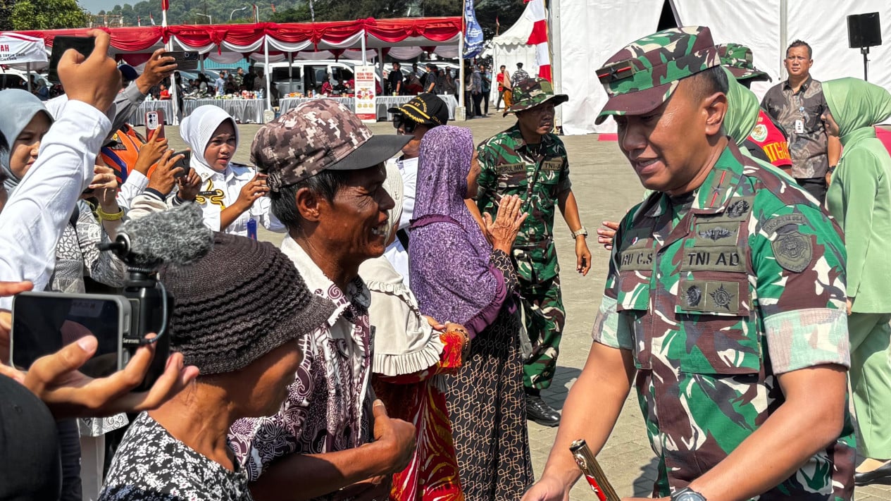 Message from Pangdam Siliwangi, Major General TNI Kosasih, to the Community: Safeguard the TMMD Development Outcomes