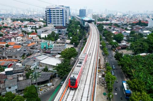 Pramono Confirms Jakarta's LRT Will Be Extended to Dukuh Atas, Jakpro Outlines Preparations