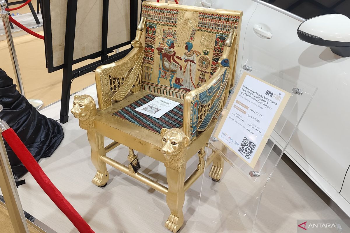 Asset Recovery Agency reveals Pharaoh chair replica sold for Rp80 million
