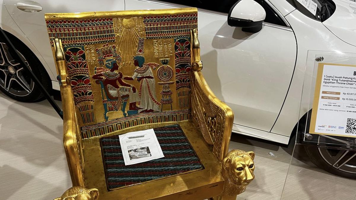 Attorney General's Office Asset Recovery Agency Auctions Pharaoh's Chair, Sells for Rp80 Million