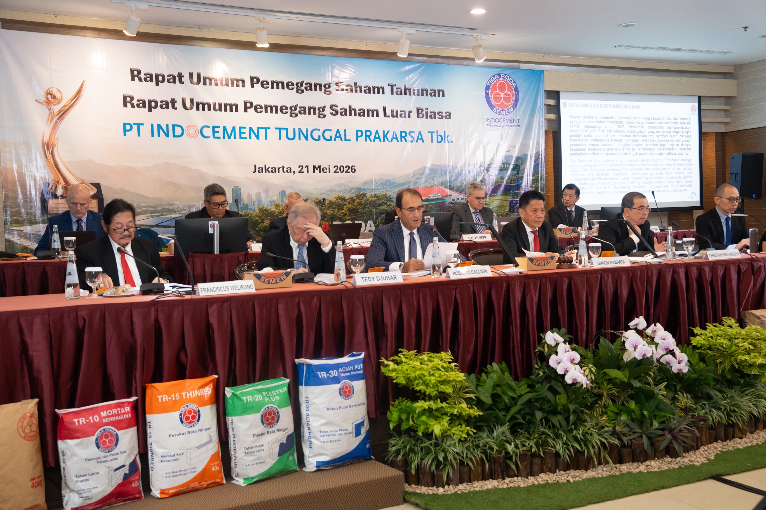 Cement Issuer to Pay Rp1.54 Trillion Dividend From 2025 Earnings