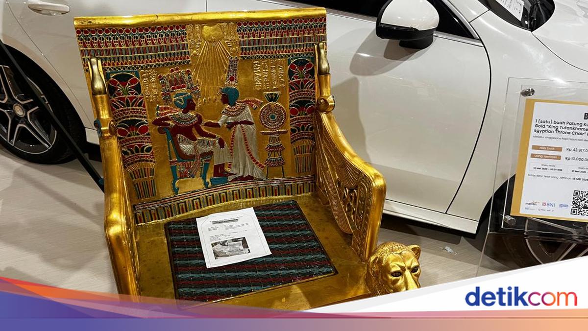 Pharaoh's Chair Auctioned by the Attorney General's Asset Recovery Agency Fetches Rp 80 Million