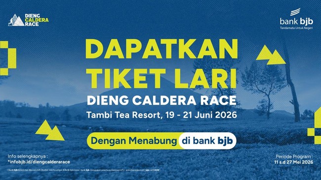 Bank bjb Strengthens Sport Tourism Through Dieng Caldera Race 2026