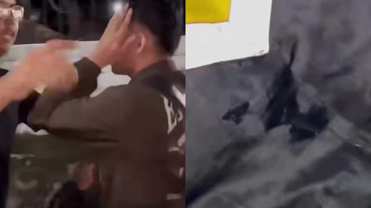 Viral! A Man Allegedly Harasses an Ojol Driver, Leaving a Liquid Stain on the Driver's Jacket