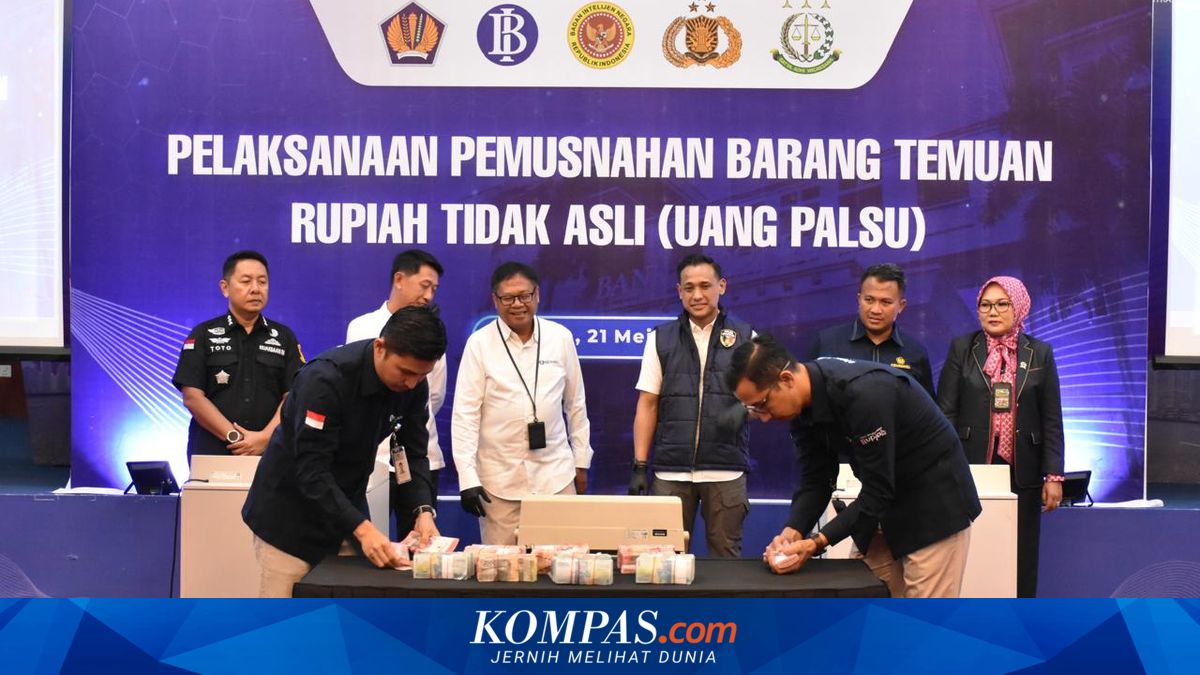 Bank Indonesia Destroys 5,454 Counterfeit Banknotes in the Riau Islands as Counterfeiting Trend Declines