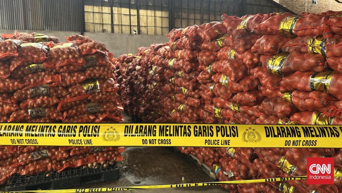 Bareskrim Polri Uncovers Illegal Onion Smuggling Originating from Malaysia
