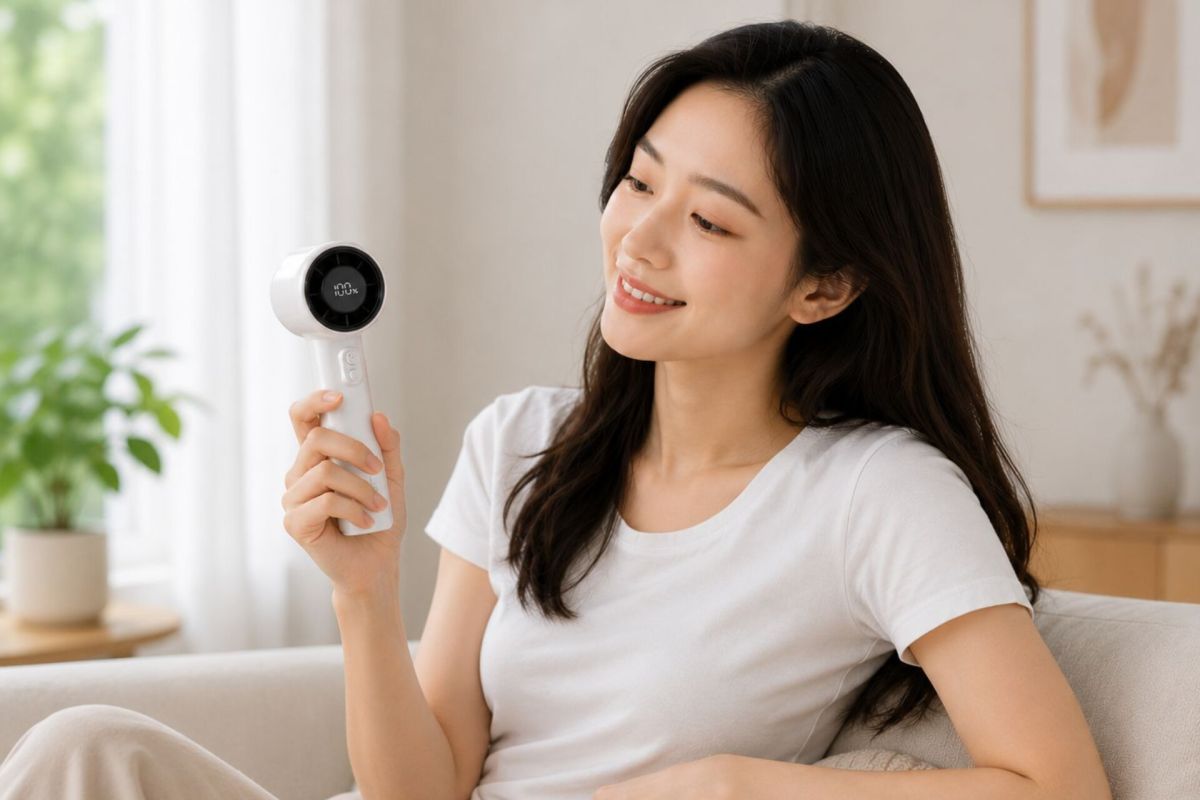 Airvy unveils portable fan with AI chip for energy efficiency
