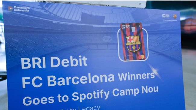 Through This Programme, BRI Invites Customers to Spotify Camp Nou, FC Barcelona