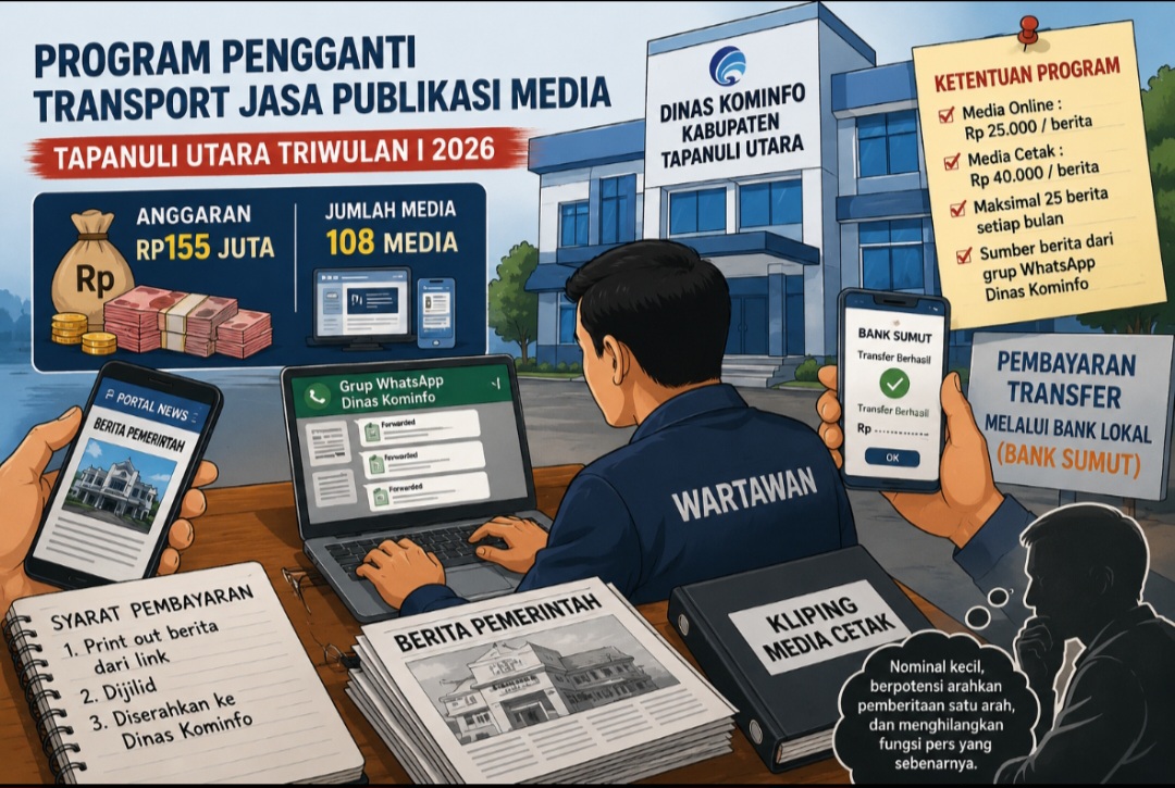 North Tapanuli Regency Media Publication Programme Under Scrutiny
