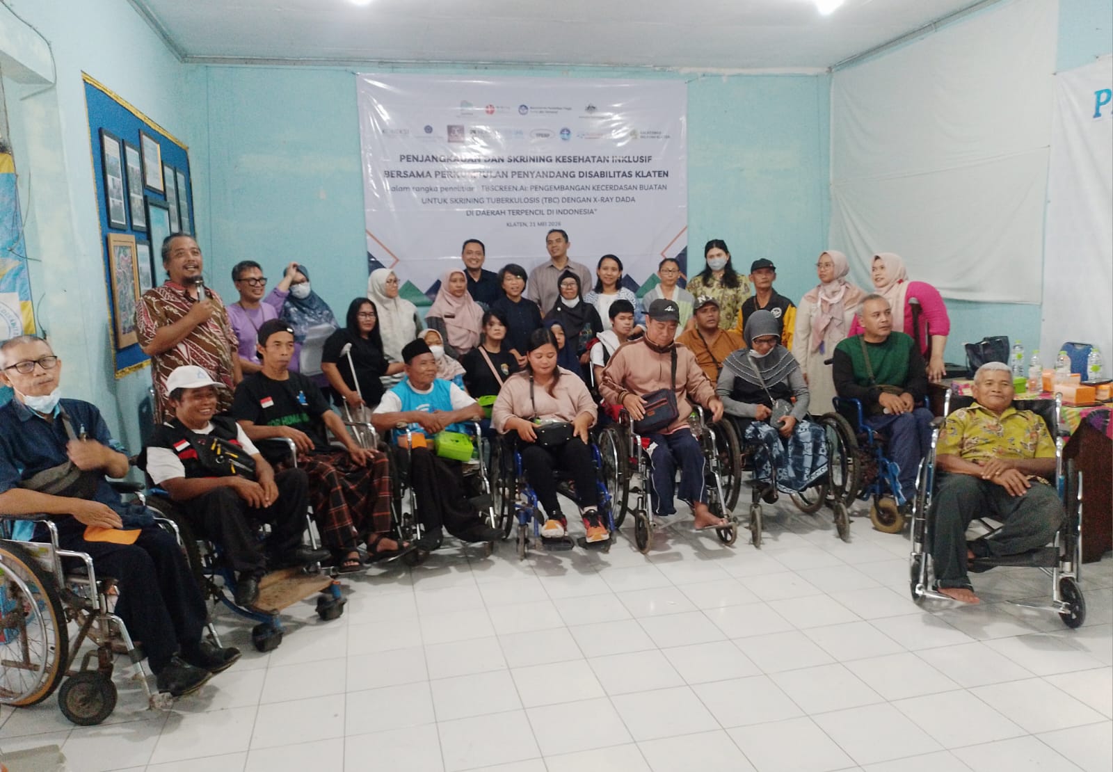 Klaten disability community undergoes AI-powered TB screening