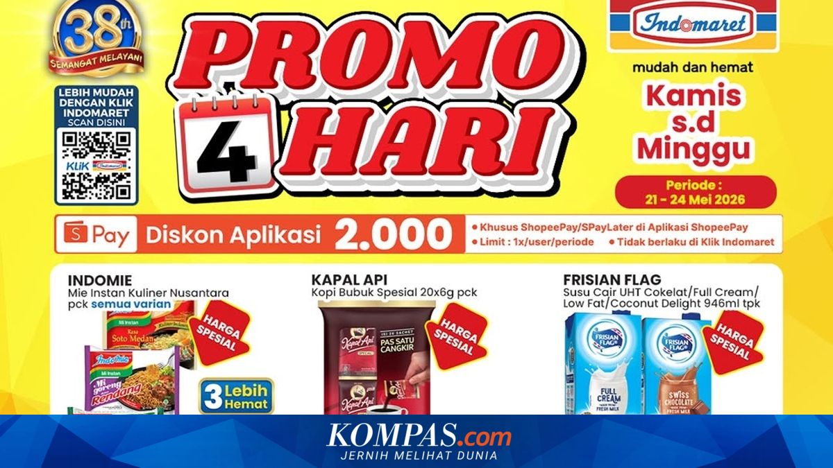 Indomaret Promotion 21-24 May 2026, Frisian Flag Large-Pack Discount