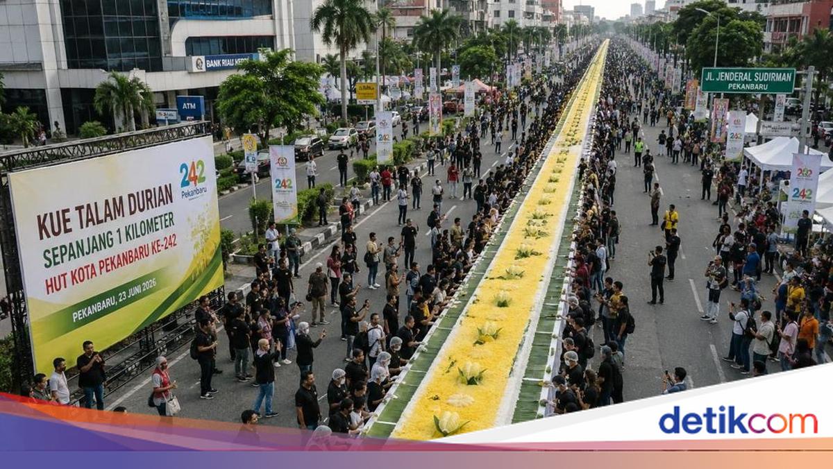 Pekanbaru's 242nd Anniversary to Feature One-Kilometre Durian Talam Cake