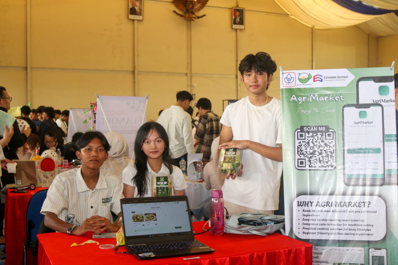 Eco Brew Coffee Product and Spendly Financial App Among Student Creations at Economic Survival Exhibition 2026