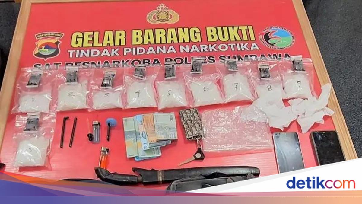 Two Dompu-born Minors Arrested by Police After Being Caught Taking Almost 1 kg of Methamphetamine in Sumbawa
