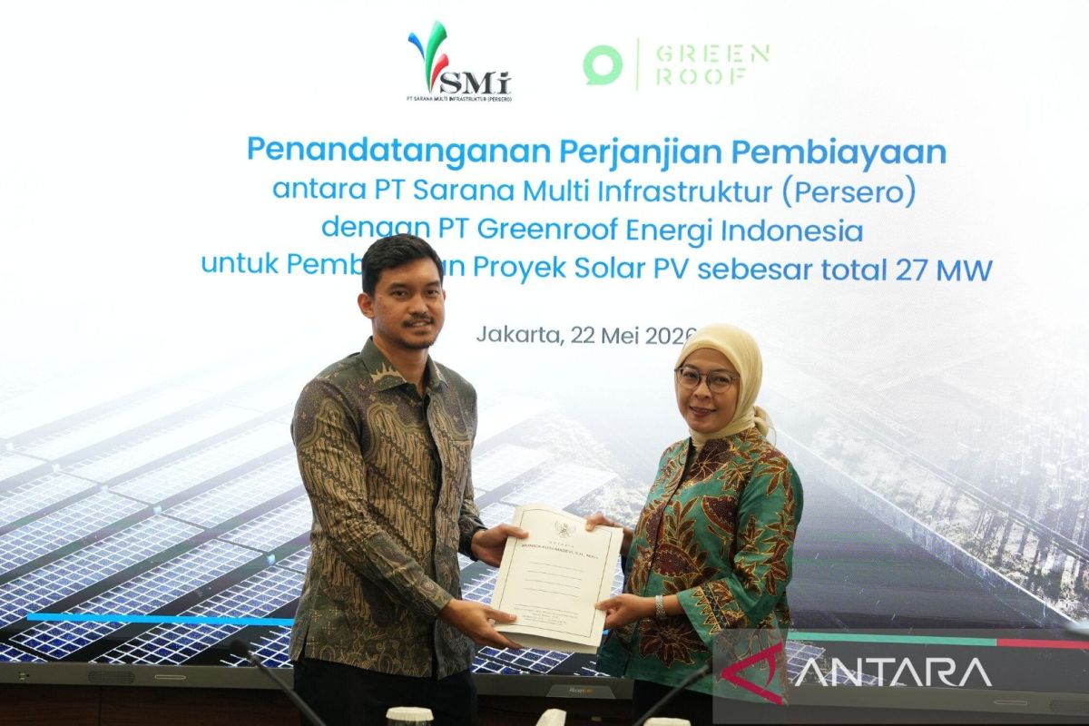 PT SMI and GREI Sign Rp1.25 Billion Financing for Solar Power Plant Development